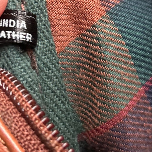 Hidesign vintage leather, preppy Y2K style Boho chic mini backpack - Picture 7 of 9